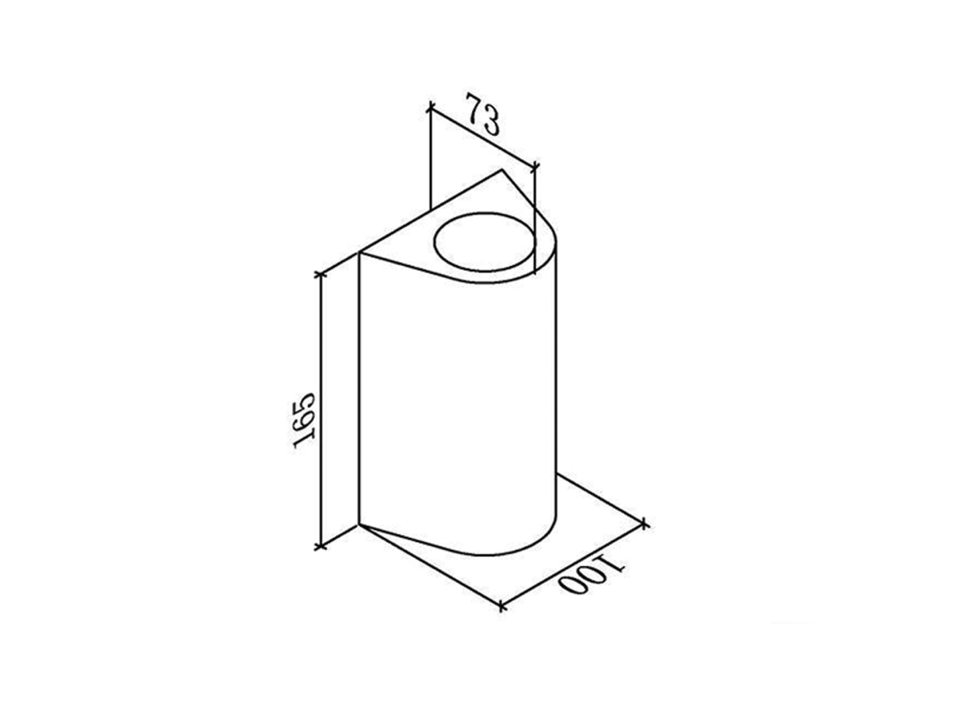 картинка Настенный светильник ZIMA-2, черн., 12Вт, 3000K, IP54, LWA0148B-BL-WW от магазина pro-decor.kz
