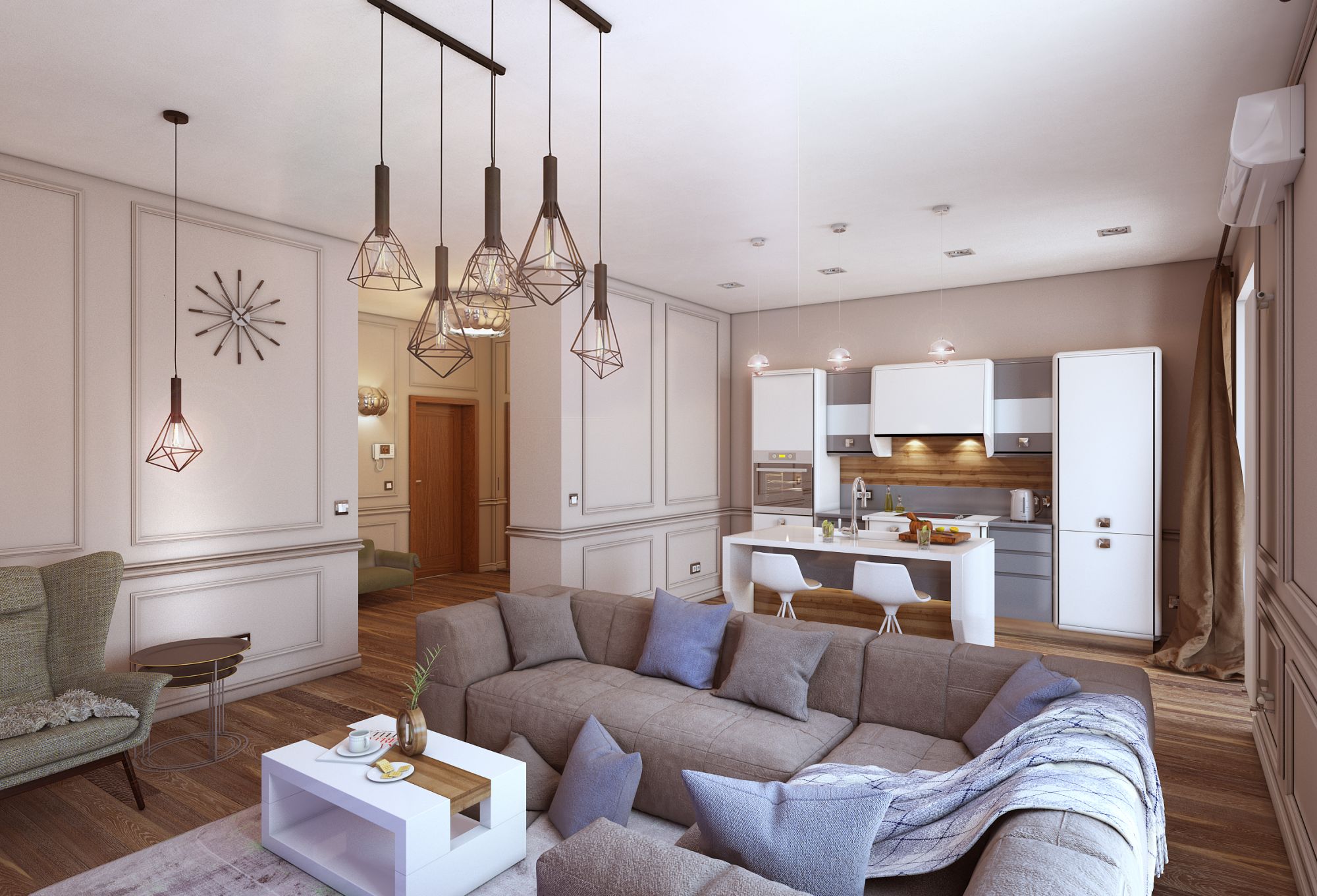 картинка Подвесной светильник Maytoni Spider T021-01-B от магазина pro-decor.kz