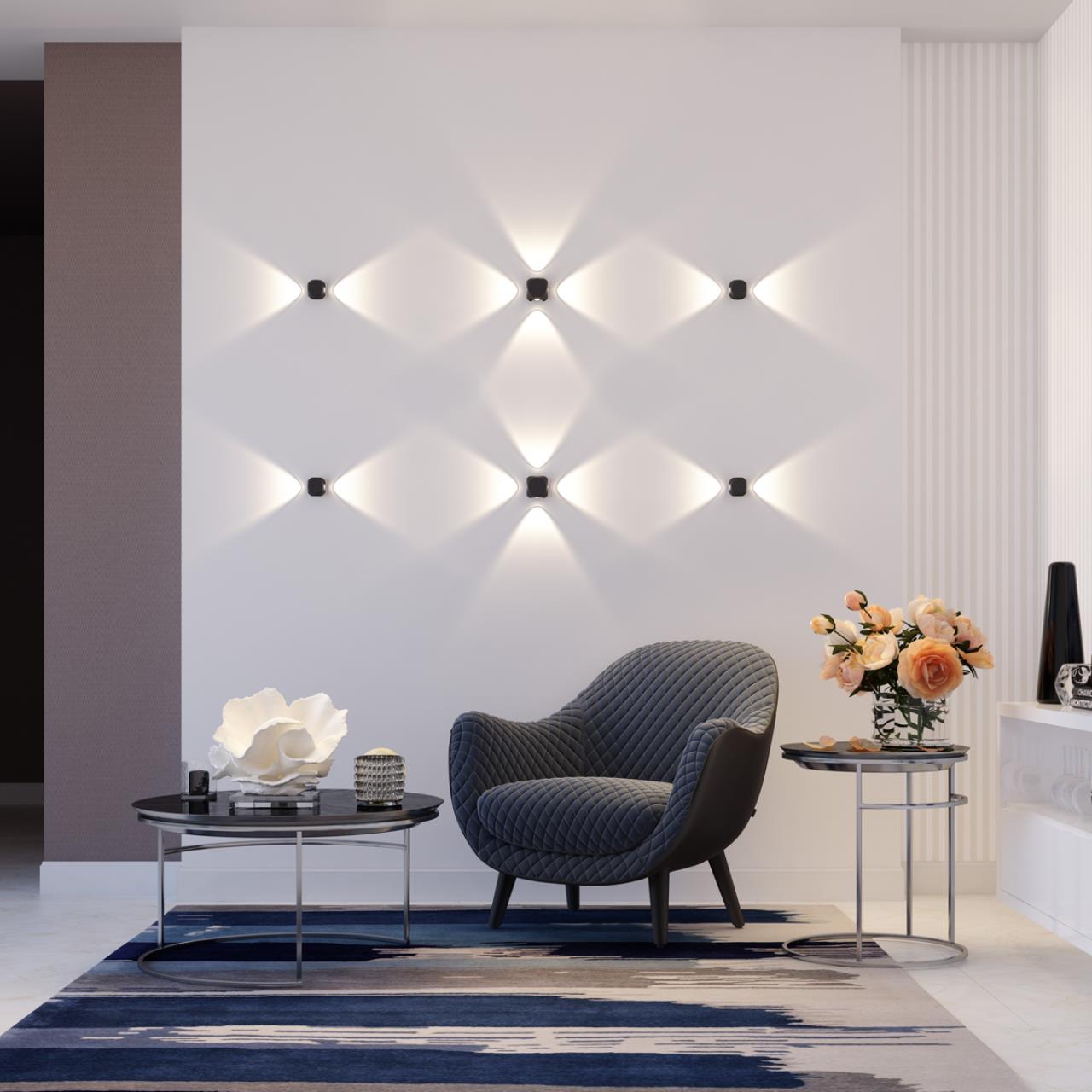 картинка Уличный настенный светодиодный светильник Odeon Light Hightech Miko 4222/4WL от магазина pro-decor.kz
