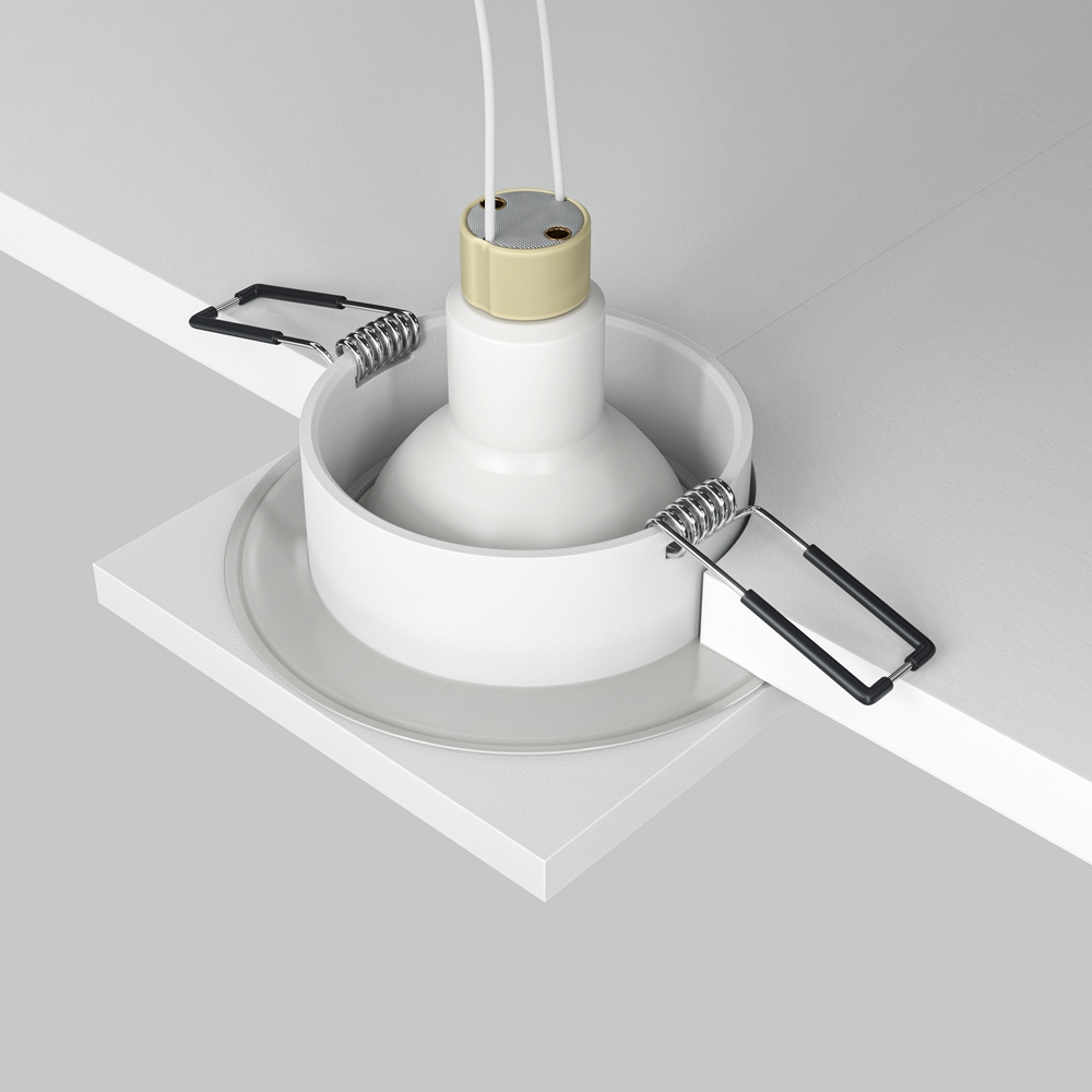 картинка Встраиваемый светильник Technical DL083-01-GU10-SQ-W STARK от магазина pro-decor.kz