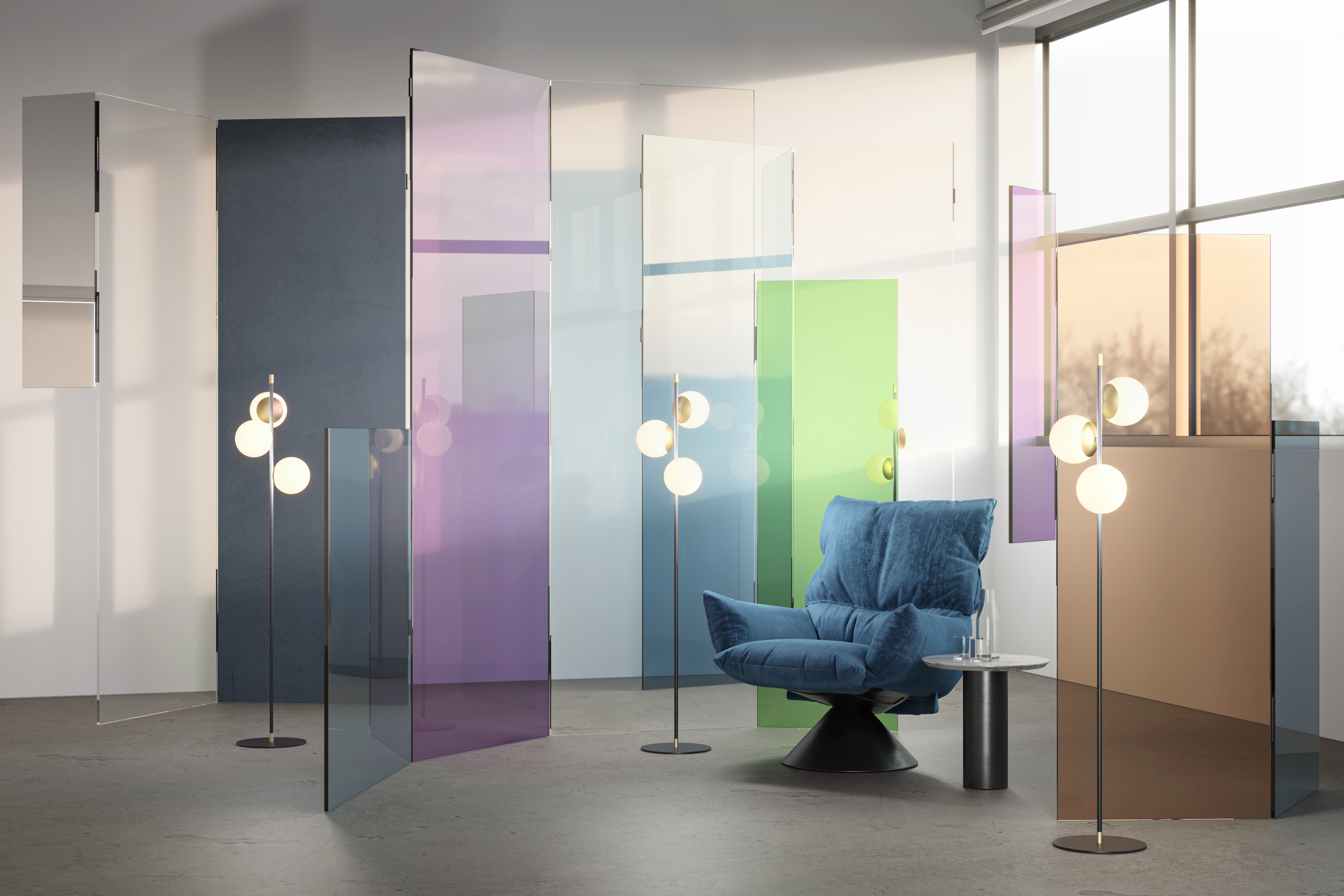 картинка Торшер Maytoni MOD048FL-03G от магазина pro-decor.kz